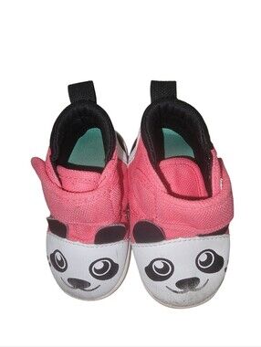 Ikiki Kids Pink Panda Slip-On Shoes